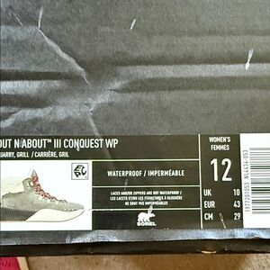 Sorel Women's Conquest WP Boots - Gray and Red